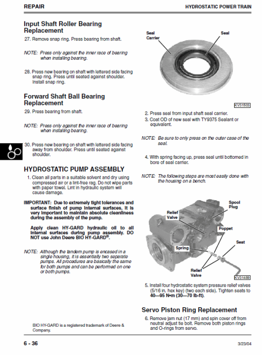 John Deere 280 Skid-Steer Loader Repair Technical Manual (TM1749) - Image 5