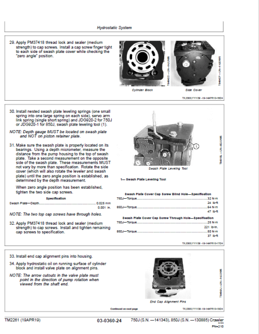 John Deere 750J, 850J Crawler Dozer Technical Manual (S.N. before 130885) - Image 4