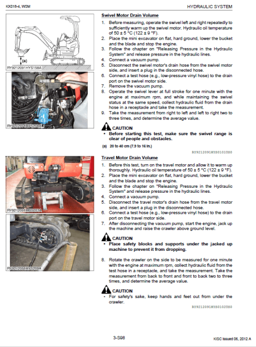 Kubota K018-4 Excavator Workshop Service Manual - Image 4