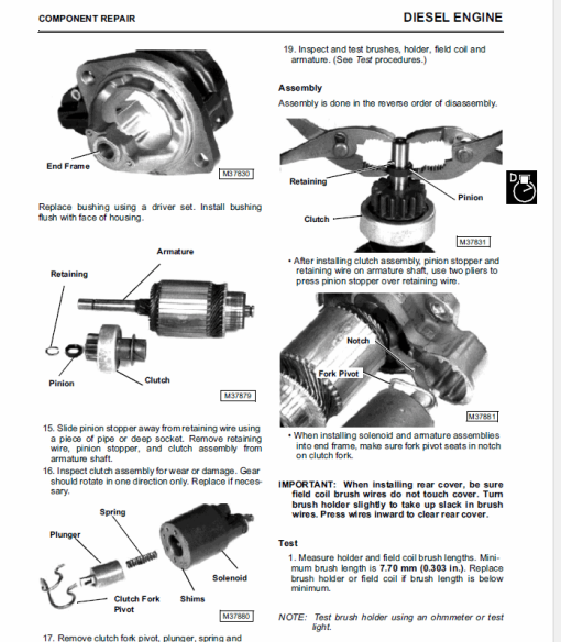 John Deere 3375 Skid-Steer Loader Repair Technical Manual (TM1565) - Image 5