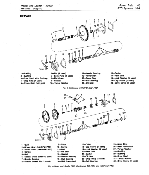 John Deere 302 Tractor and Loader Repair Technical Manual (TM1089) - Image 5