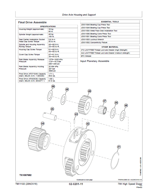 John Deere 764 High Speed Dozer Repair Technical Manual - Image 4