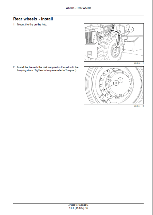 Case SV208, SV210 Vibratory Roller Service Manual - Image 4