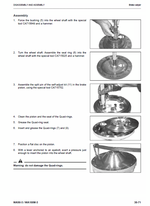 Komatsu WA90-5, WA100M-5 Wheel Loader Service Manual - Image 4