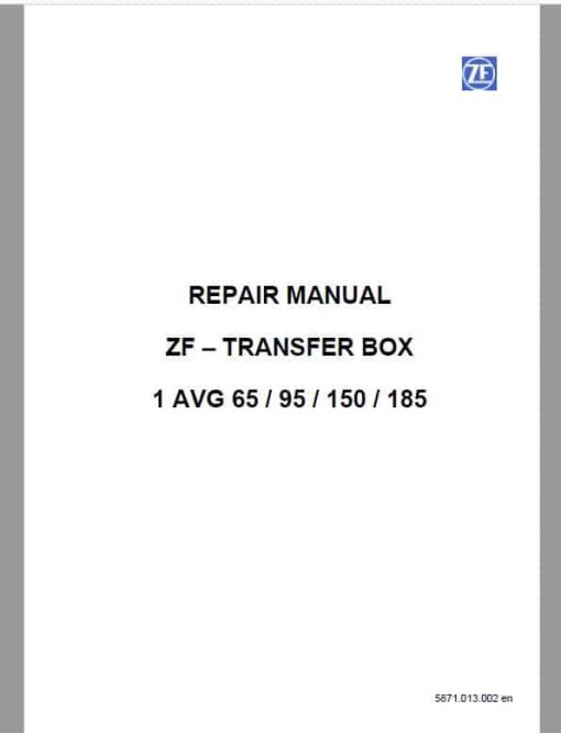 Gehl AL 550 Articulated Loader Repair Service Manual - Image 4