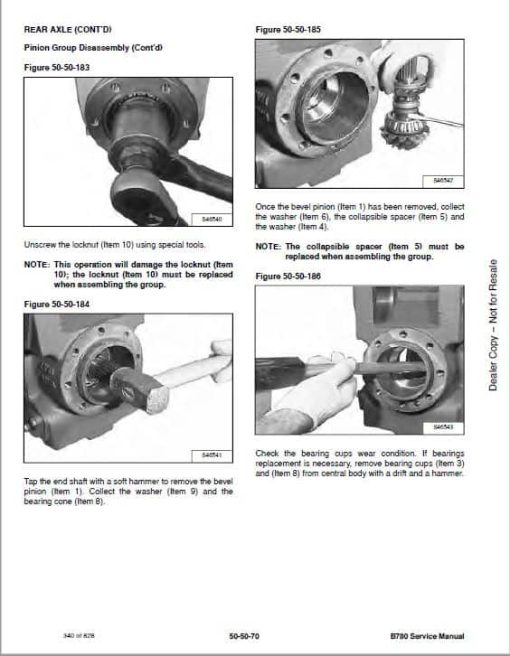 Bobcat B780 Loader Service Repair Manual - Image 4