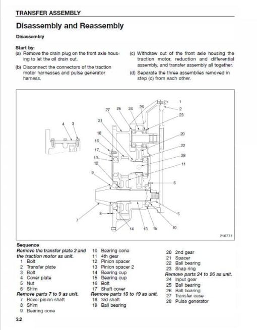 CAT EC35N, EC40N, EC45N, EC55N Forklift Lift Truck Service Manual - Image 4