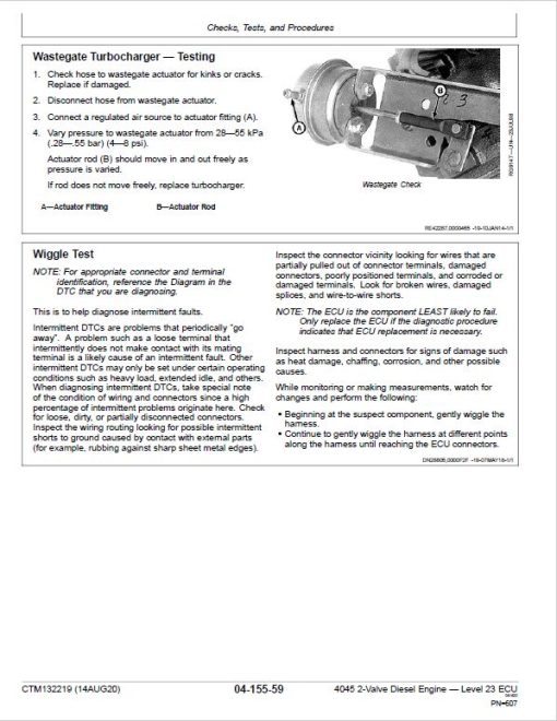 John Deere 4045 2-Valve Diesel Engine Level 23 ECU Component Technical Manual (CTM132219) - Image 4