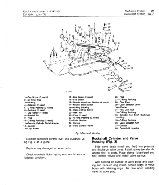 John Deere 401B Tractor and Loader Technical Manual (TM1091) - Image 5