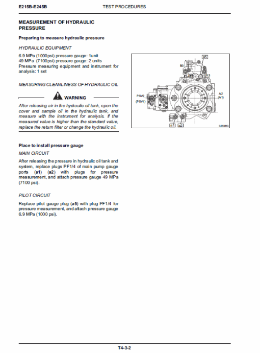 New Holland E215B, E245B Excavator Service Manual - Image 4