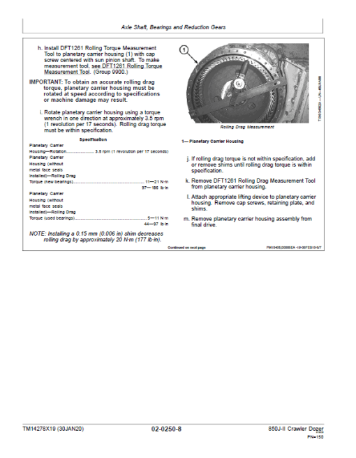 John Deere 850J-II Crawler Dozer Technical Manual (SN. from D000001) - Image 4