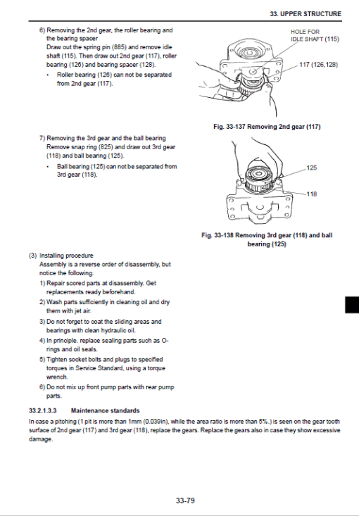 Kobelco SK260-8 Tier 3 Excavator Service Manual - Image 4