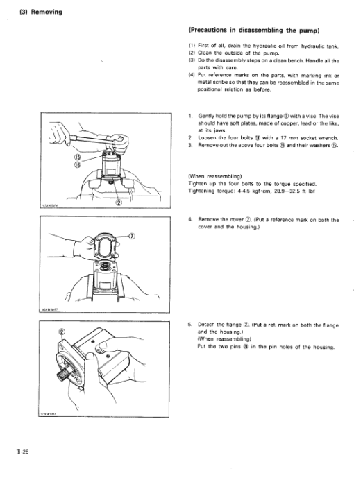 Kubota KH36, KH41, KH51, KH61 Excavator Workshop Manual - Image 4