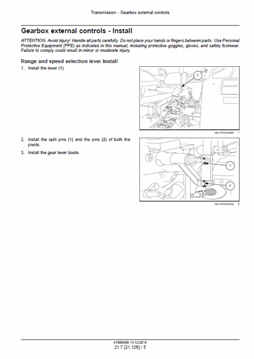 New Holland TT4.80, TT4.90 Tractor Service Manual - Image 4