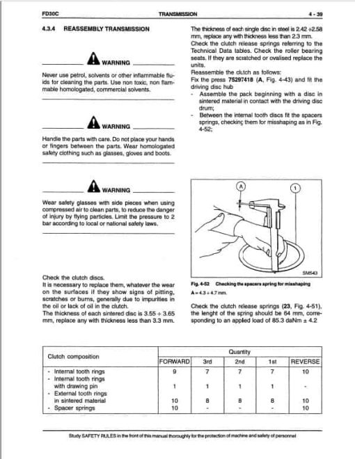 Fiatallis FD30C Crawler Dozer Repair Service Manual - Image 4