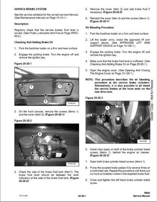 Bobcat B900 Loader Service Repair Manual - Image 4