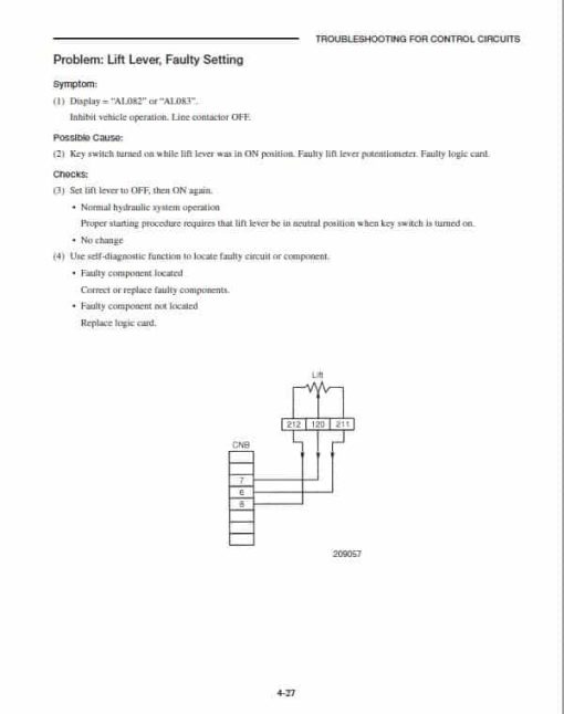 CAT EP10KRT, EP12KRT, EP15KRT Forklift Lift Truck Service Manual - Image 4