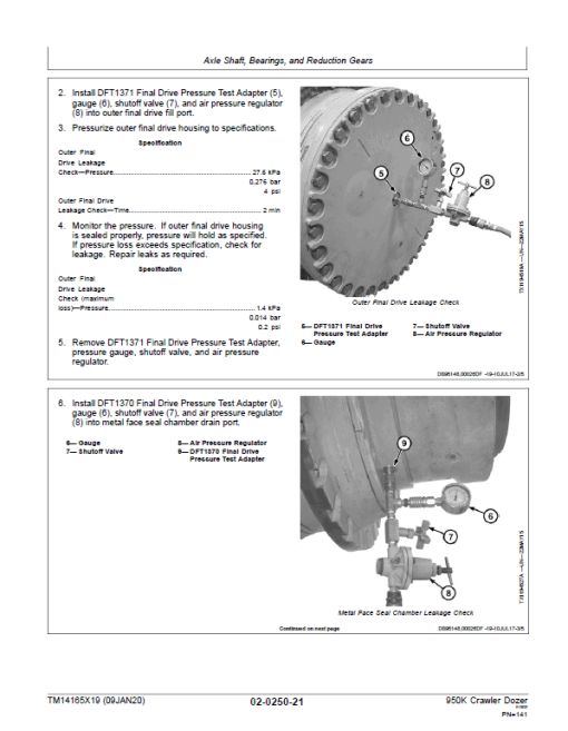 John Deere 950K Crawler Dozer Technical Manual (SN. from F310401 - 338999) - Image 4