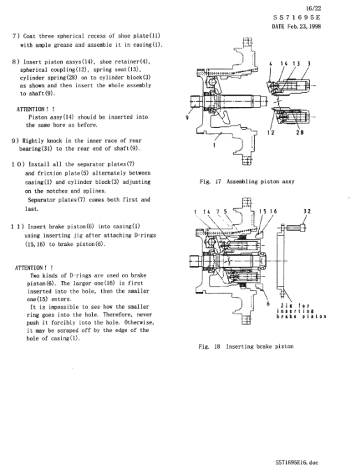 Kobelco SK300, SK300LC Excavator Service Manual - Image 4