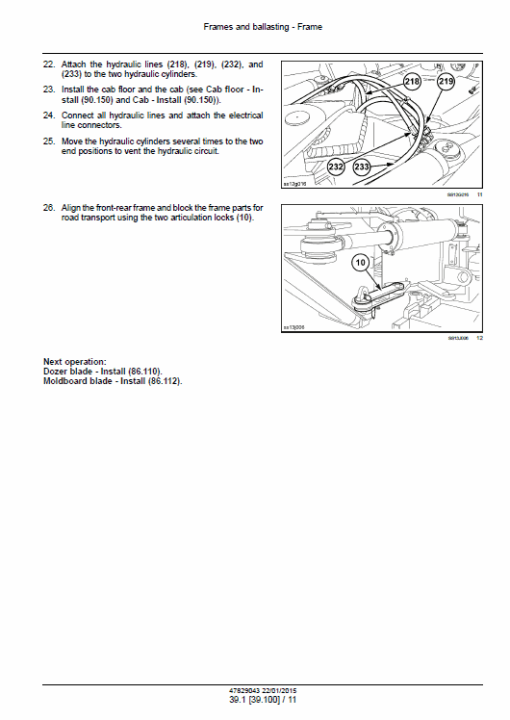 New Holland F106.8, F106.8A, F156.8, F156.8A Motor Grader Manual - Image 4