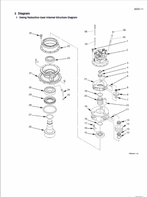 Case CX210B, CX230B, CX240B Crawler Excavator Service Manual - Image 5