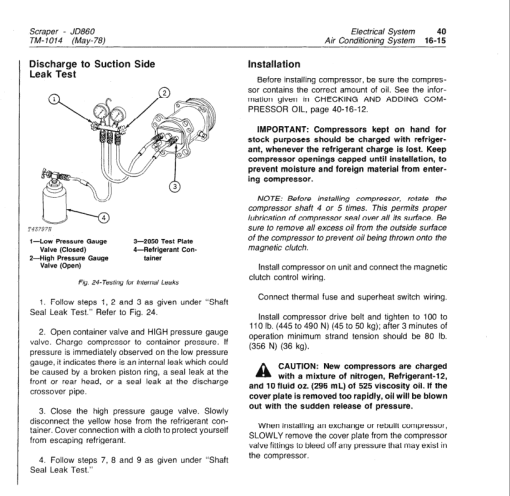 John Deere 860 and 860A Scraper Repair Technical Manual (TM1014) - Image 5