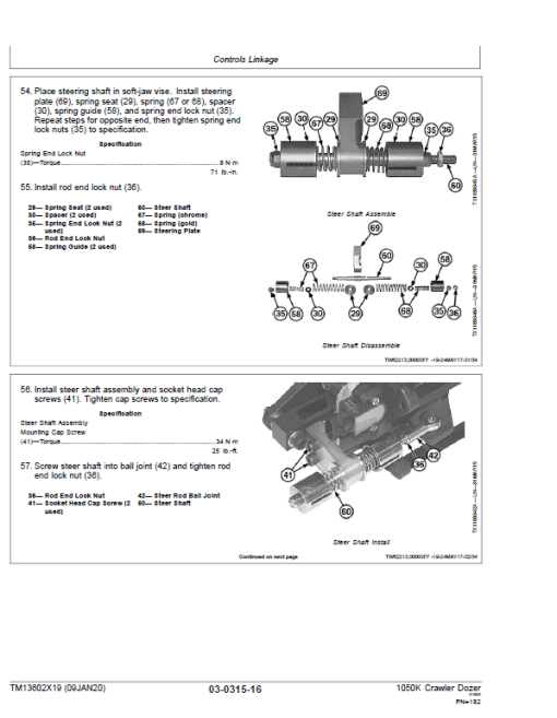 John Deere 1050K Crawler Dozer Technical Manual (SN. from C268234 - C318801) - Image 3