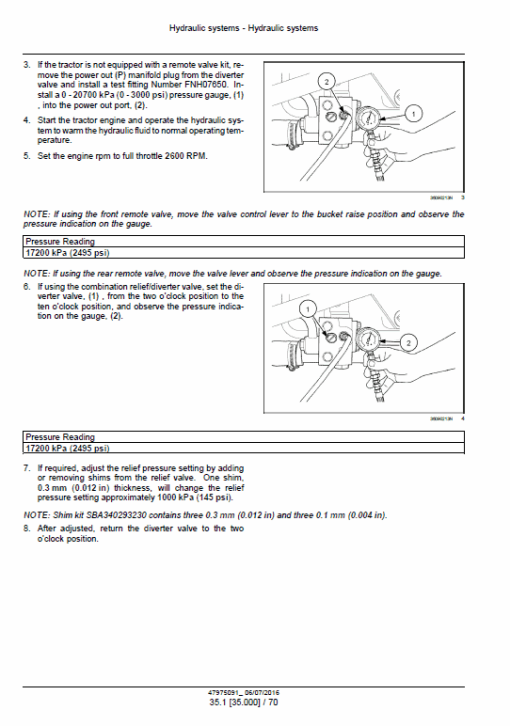 New Holland Boomer 40D CVT, 45D CVT, 50D CVT Tractors Service Manual - Image 4