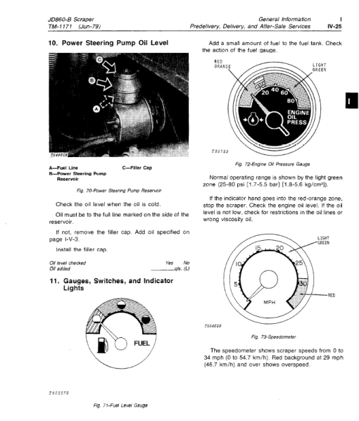 John Deere 860B Scraper Repair Technical Manual (TM1171) - Image 5