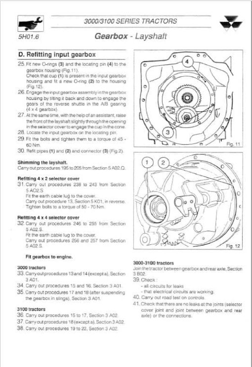 Massey Ferguson 3050, 3060, 3065, 3070, 3080 Tractor Service Manual - Image 4