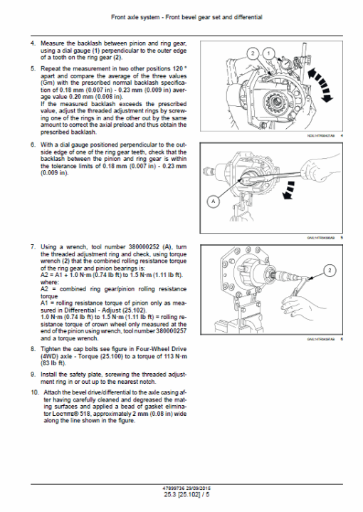 New Holland TT35, TT40, TT45 Tractor Service Manual - Image 4