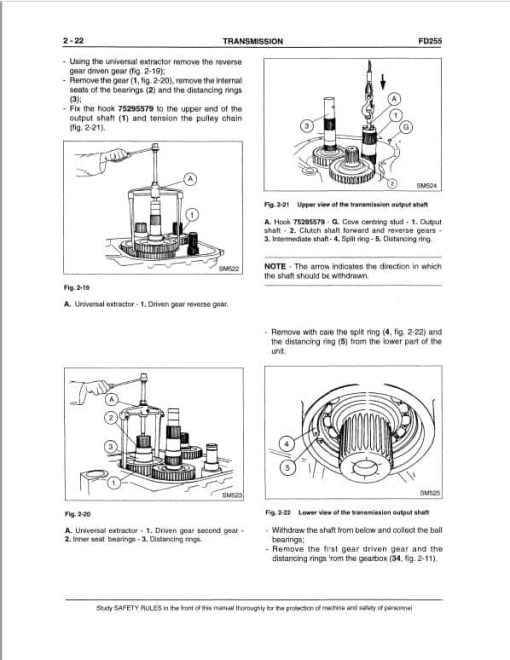 Fiatallis FD255 Crawler Dozer Repair Service Manual - Image 4