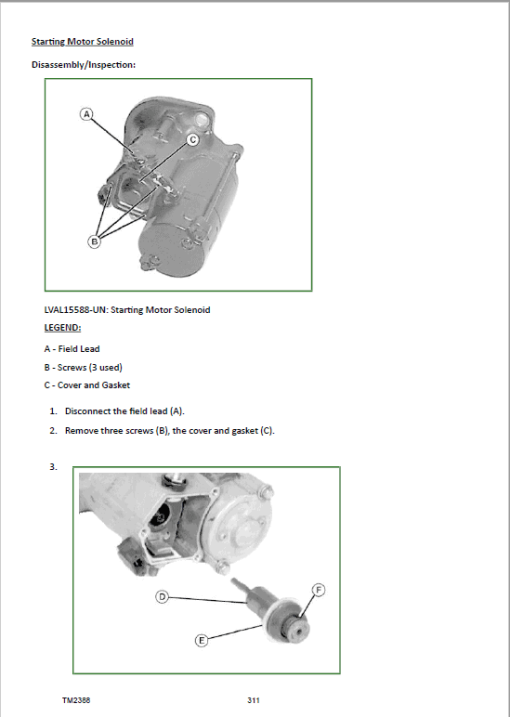 John Deere 2320 Compact Utility Tractor Repair Technical Manual - Image 4