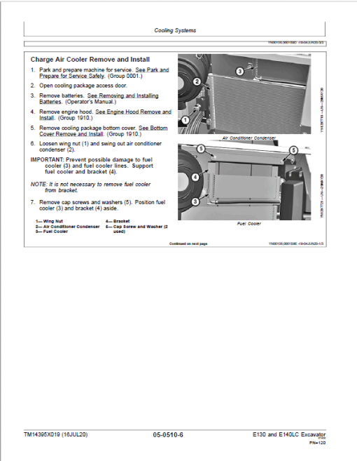 John Deere E130, E140LC Excavator Repair Technical Manual (SN. after DXXXXXX – ) - Image 4