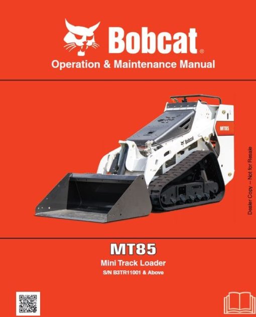 Bobcat MT85 Mini Track Loader Service Repair Manual - Image 4