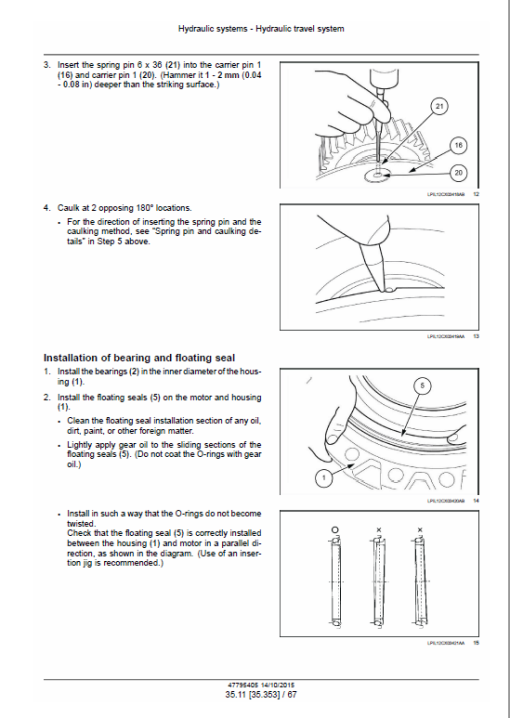 Case CX350C, CX370C, CX380C Excavator Service Manual - Image 5