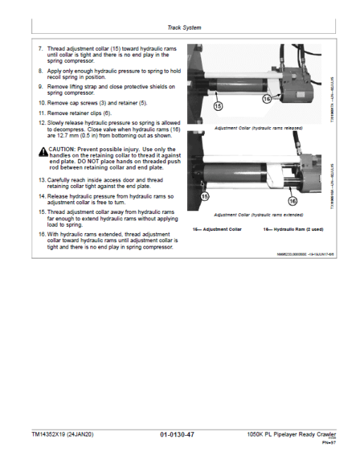 John Deere 1050K PL Pipelayer Crawler Dozer Technical Manual (SN. F318802-) - Image 4