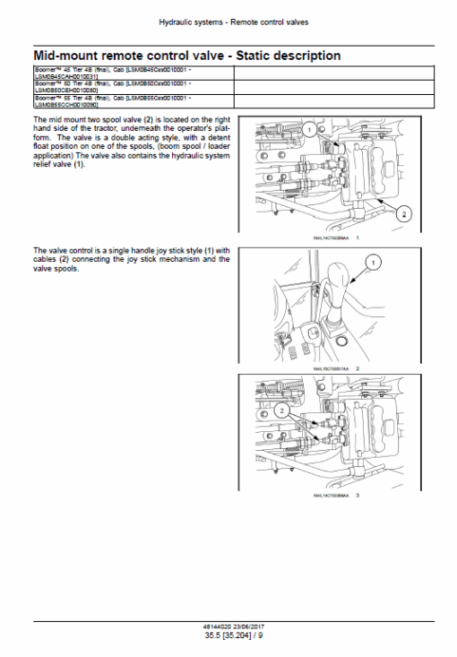 New Holland Boomer 45, 50 and 55 Tractor Service Manual - Image 4