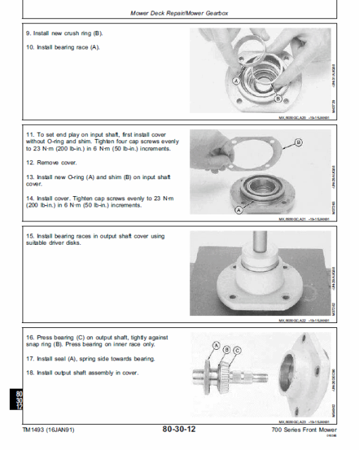 John Deere F710, F725 Front Mower Repair Technical Manual (TM1493) - Image 5