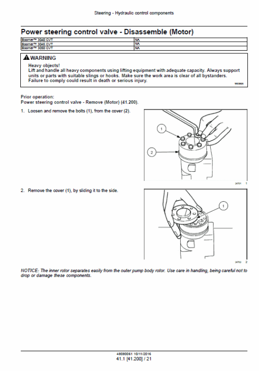 New Holland Boomer 3040 CVT, 3045 CVT and 3050 CVT Tractor Manual - Image 5