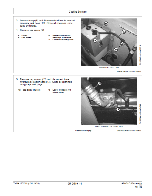 John Deere 470GLC Excavator Repair Technical Manual (SN. D473001-) - Image 2