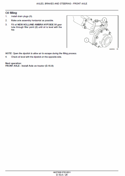 New Holland Boomer 30 and Boomer 35 Tractor Service Manual - Image 5