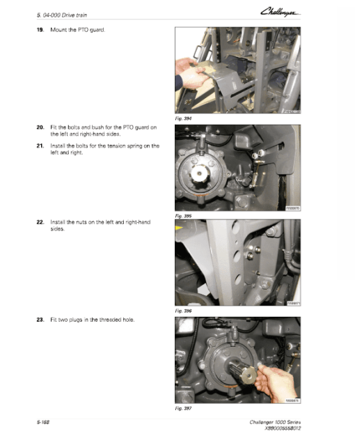 Challenger 1038, 1042, 1046, 1050 Tractor Service Manual - Image 4