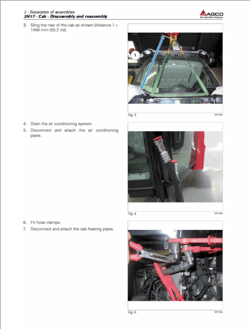 AGCO DT205B, DT225B, DT250B, DT275B, DT300B Tractor Service Manual - Image 4