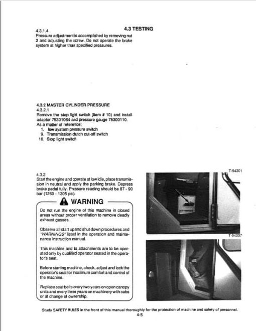 Fiatallis FR130 Wheel Loader Repair Service Manual - Image 4