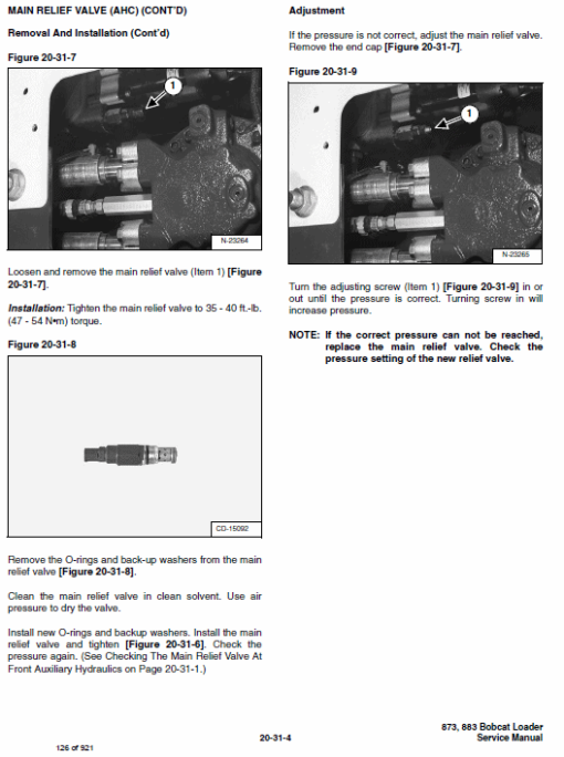 Bobcat 873 and 883 G-Series Skid-Steer Loader Service Manual - Image 3