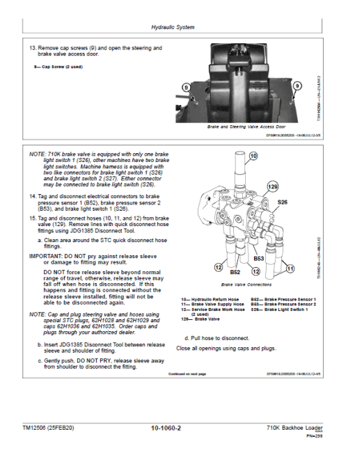 John Deere 710K Backhoe Loader Repair Technical Manual (S.N after E219607 - ) - Image 4