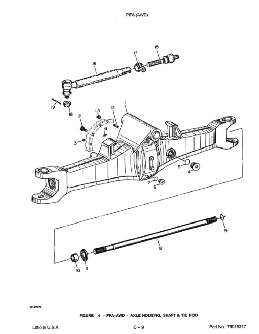 AGCO Allis 9435, 9455 Tractors Repair Service Manual - Image 4