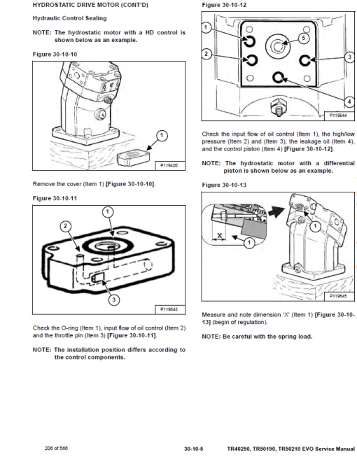 Bobcat TR40250 EVO, TR50190 EVO, TR50210 EVO versaHandler Telescopic Service Repair Manual - Image 4