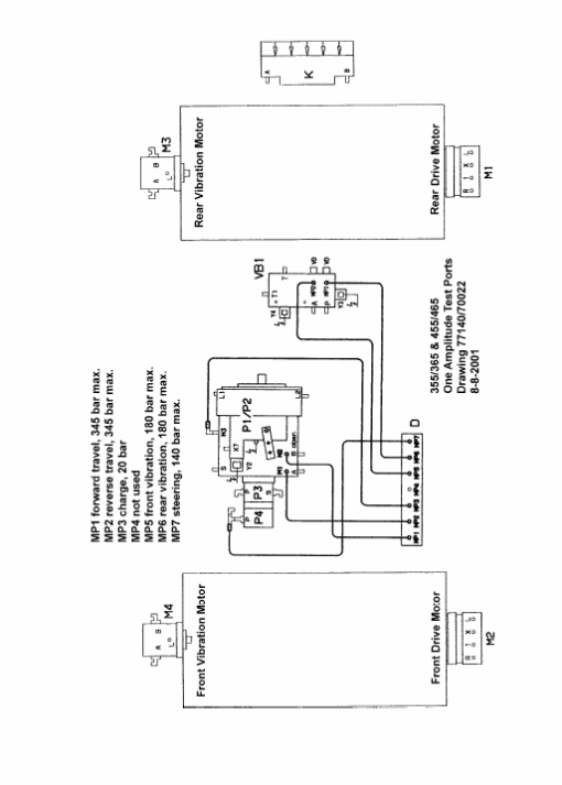 JCB Vibromax 355, 365, 455, 465 Tandum Roller Service Manual - Image 3